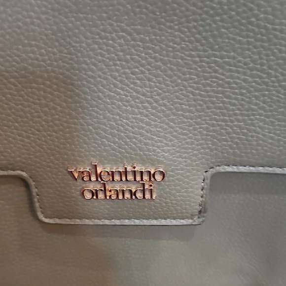 Valentino Orlandi Sage Green Italian Leather Crossbody Messenger Bag - Picture 5 of 12